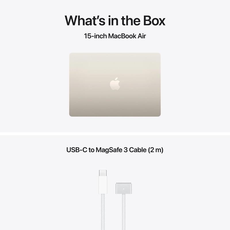 MacBook Air 15.3" Retina/Apple M5 (CPU 10-core, GPU 10-core, NeuralEngine16-core)/32GB/512GB - Starlight - INT KB (No Adapter) - 2026 (CTO from MDVD4RO/A) - Img 4