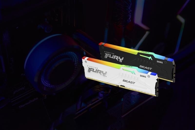 Memorie KINGSTON 32GB DDR5 6000MHz CL30 Dual Channel Kit FURY Beast RGB - Img 12