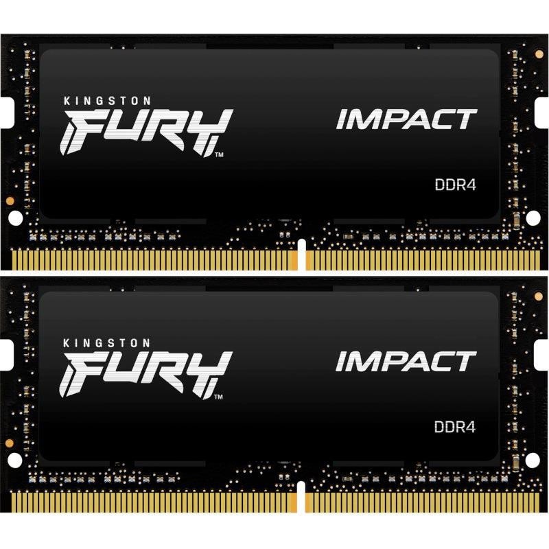 Memorie RAM notebook Kingston, SODIMM, DDR4, 16GB, 3200MHz, CL20, 1.2V, Kit of 2 - Img 2