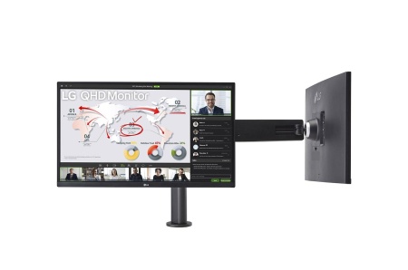 Monitor LG 27&quot; 27QP88DP-BS.AEU, Diagonal (inch): 27, Diagonal (cm): 69, Aspect ratio: 16:9, Panel: IPS, Resolution: 2560x1440, Refresh Rate: 75Hz, Response time GtG: 5ms, Brightness (max): 350 cd/m², Contrast (static) : 1000:1, Viewing angle: 178°/178°, - Img 5