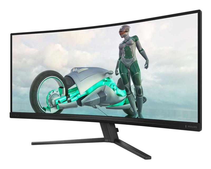 Monitor Philips 34" 34M2C3500L/00, Curvature: 1500R, Diagonal (inch): 34, Aspect ratio: 21:9, Panel: VA, Resolution: 3840x2160, Refresh Rate: 180Hz, Response time GtG: 1ms, Response time MPRT: 0.5ms, Contrast (static) : 4000:1, Contrast (dynamic): Mega - Img 6