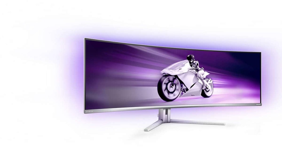 Monitor Philips 49" 49M2C8900L/00, Curvature: 1800R, Diagonal (inch): 49, Diagonal (cm): 124.5, Aspect ratio: 32:9, Panel: QD-OLED, Resolution: 5120x1440, Refresh Rate: 144Hz, Response time GtG: 0.03ms, Brightness (max): 1000 cd/m², Contrast (static) : - Img 4
