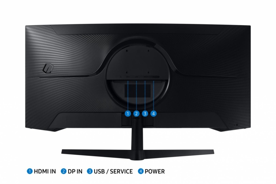 Monitor Samsung 34" LC34G55TWWPXEN, Curvature: 1000R, Diagonal (inch): 34, Diagonal (cm): 86, Aspect ratio: 21:9, Panel: VA, Resolution: 3440x1440, Refresh Rate: 165Hz, Response time MPRT: 1ms, Brightness (max): 250 cd/㎡, Contrast (static) : 2500:1, - Img 23