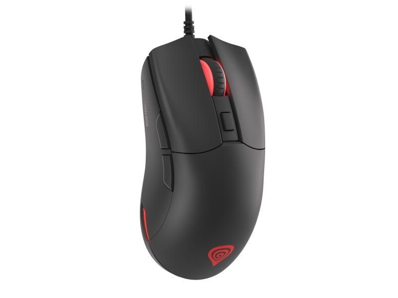 Mouse gaming cu fir Genesis Krypton 750, senzor optic Pixart PAW3333, interfata USB, rezolutie maxima 8000 DPI, numar butoane programabile 6, iluminare RGB, switch mecanic Huano, alb - Img 4