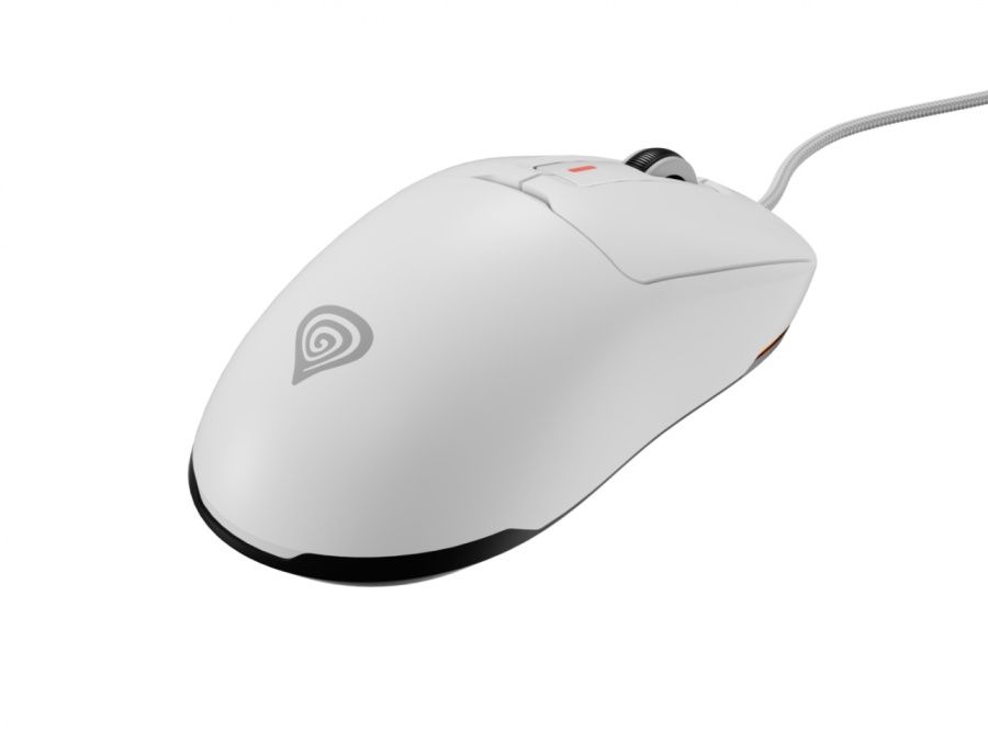 Mouse gaming cu fir Gensesis Krypton 660, interfata USB, 12000 DPI, 6 butoane, iluminare RGB, alb - Img 5