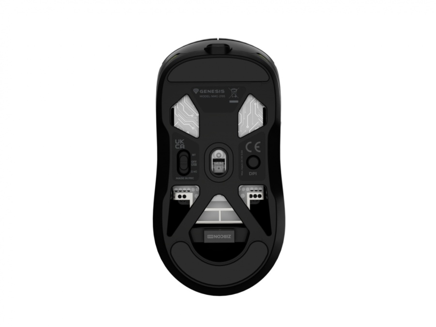 Mouse gaming wireless Gensesis Zircon 660 PRO, interfata USB, 26000 DPI, 6 butoane, iluminare RGB, negru - Img 11