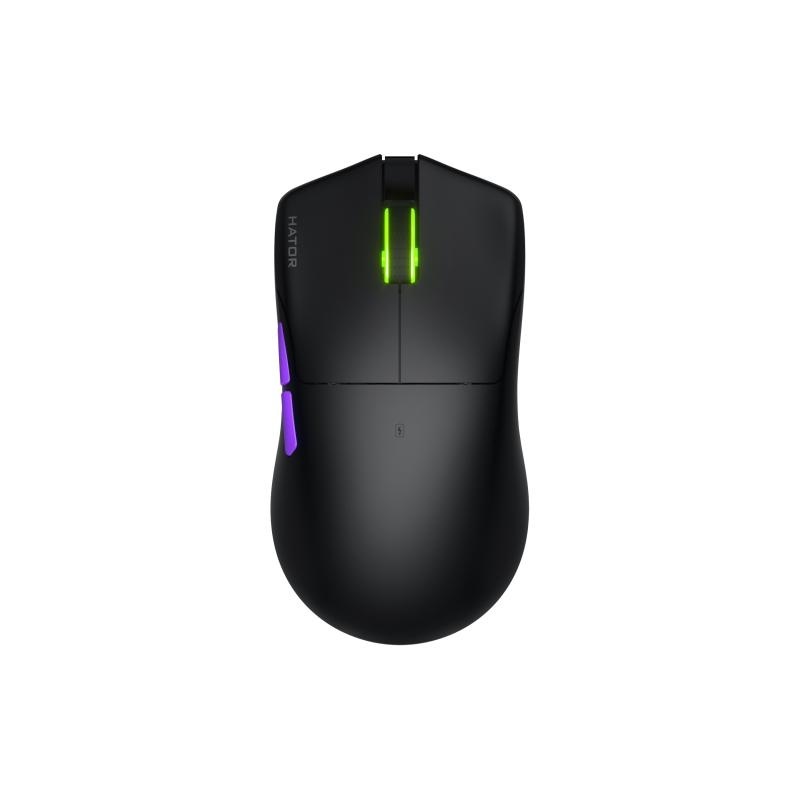 Mouse gaming wireless Hator Pulsar 3 ULTRA 8K+4K, polling rate pana la 8000Hz, senzor Optical PixArt PAW 3950, rezolutie maxima 30000 DPI, switch HATOR® Optical 100M, side switch Kailh 3M, durata de viata baterie in wireless mode pana la 180 de ore, negru - Img 7