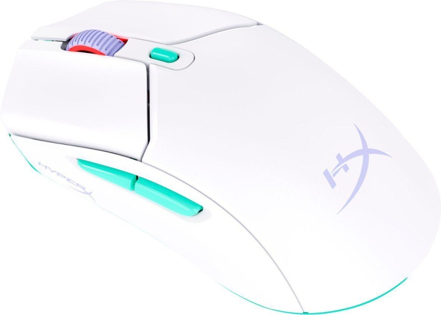 Mouse HyperX Pulsefire Haste Core 2 Wireless, rezolutie maxima 12000 DPI, conectivitate 2.4GHz Wireless / Bluetooth 5.2, polling rate pana la 1000 Hz, durata de viata baterie pana la 100 de ore in modul 2.4GHz highspeed, si pana la 200 de ore in modul - Img 2