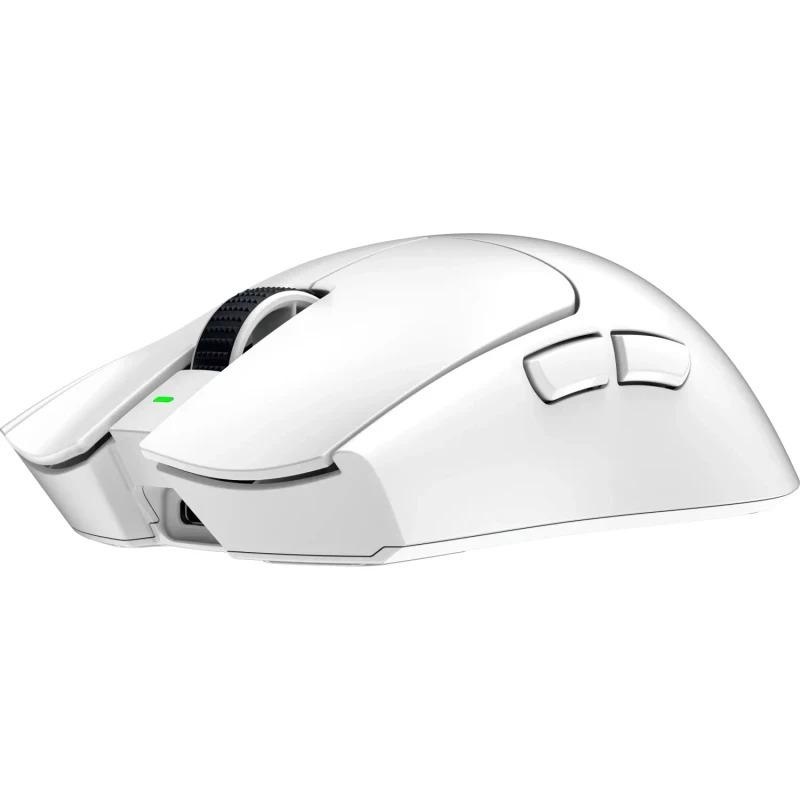 Mouse Razer Viper V3 Pro, conectivitate Razer HyperSpeed Wireless si prin fir, durata de viata baterie pana la 95 ore la 1000 Hz, pana la 62 ore la 2000 Hz, pana la 40 ore la 4000 Hz, pana la 17 ore la 8000 Hz, alb - Img 2