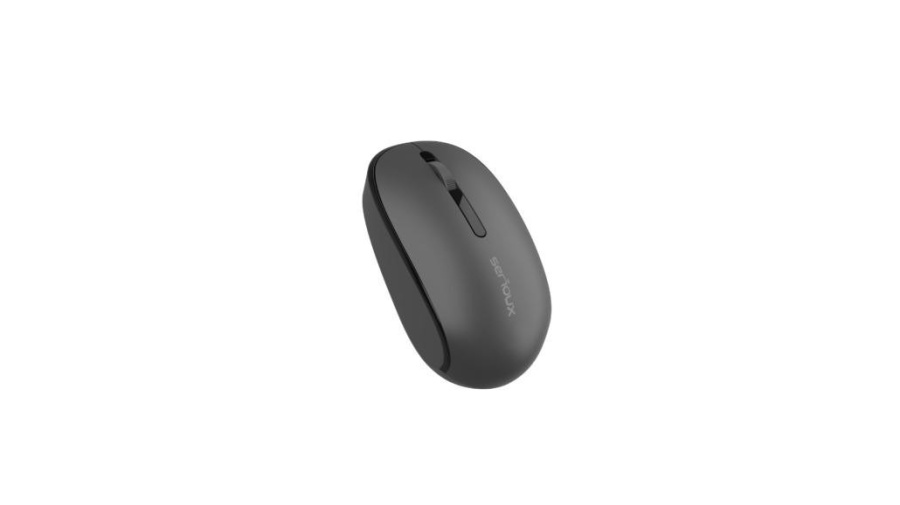 Mouse Serioux Spark 215 Wireless Negru, Senzor: Optic, DPI: 1000, conexiune: Dongle USB 2,4 GHz, banda de frecventa: 2,4 GHz, click silentios, alimentare: 1 baterie AA inclusa, 1,5 V, cerințe OS: Win, Mac, Vista - Img 4