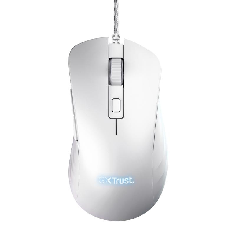 Mouse Trust GXT924W YBAR+ 25600 DPI, alb - Img 8