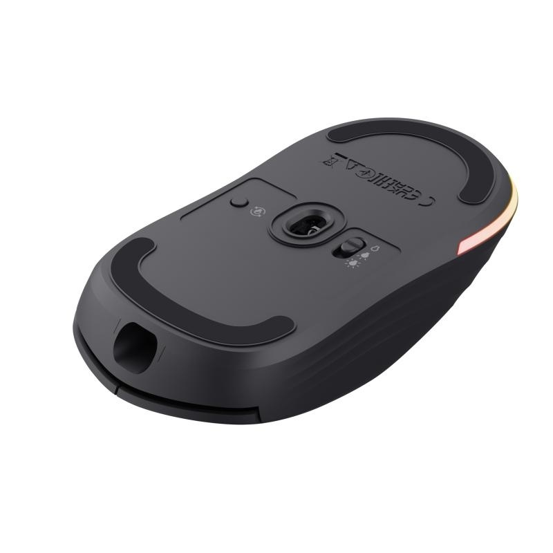 Mouse Trust GXT980 REDEX wireless, USB 2.0, rezolutie maxima 10000 DPI, 6 butoane, iluminare full RGB , negru - Img 11