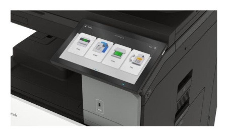Multifunctional laser color Lexmark CX961se Copiere color/Imprimare color/Scanare color/Fax color/Trusted Platform Module, Dimensiune;A3, Ecran tactil color Lexmark din clasa e-Task de 10 inchi (25 cm), Viteza imprimare si copiere pana la 35 ppm, - Img 5