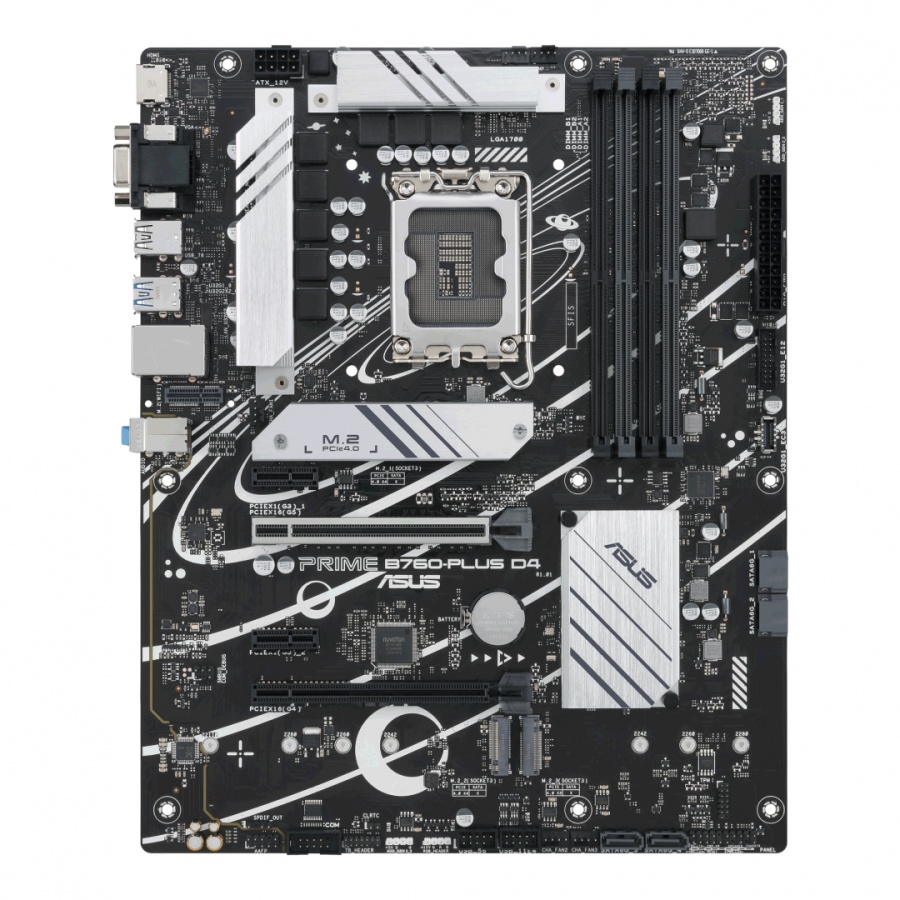Placa de baza ASUS PRIME B760-PLUS D4, Socket 1700, DDR4, ATX - Img 2