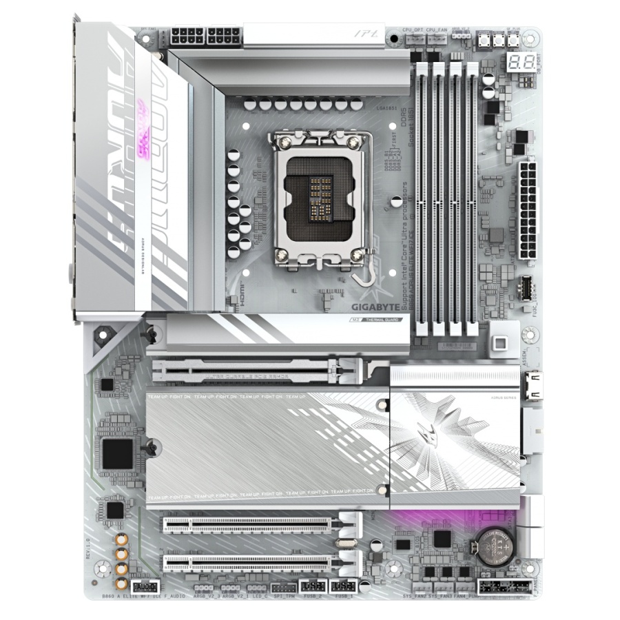 Placa de bază Gigabyte B860 AORUS ELITE WIFI7 ICE LGA1851 - Img 2