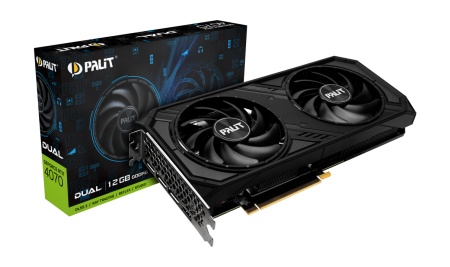Placa Video PALIT GEFORCE RTX 4070 DUAL 12GB GDDR6 192 bit