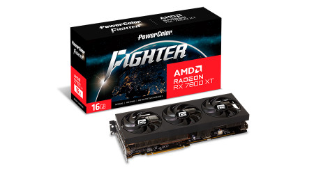 Placa Video POWERCOLOR FIGHTER AMD RADEON RX 7800 XT 16GB GDDR6 256 bit, PCIE 4.0, 1x HDMI 3x DP