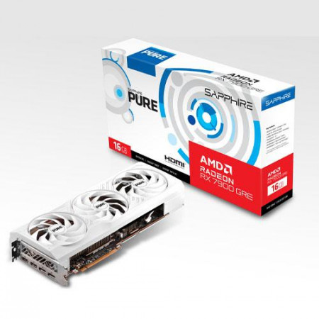 Placa Video SAPPHIRE PURE AMD RADEON RX 7900 GRE GAMING OC 16GB GDDR6 256 bit