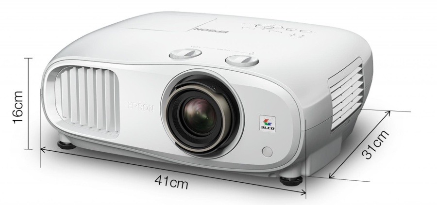 Proiector Epson EH-TW7100, 3LCD, 4K PRO-UHD, 3.000 lumeni, 16:9, 100.000:1, lampa 3.500 ore/ 5.000 ore, dimensiune maxima imagine 500", 2 * USB 2.0 Type A, USB 2.0 Type Mini-B, 2* HDMI, Bluetooth, audio in/ out, Kensington lock, 4K enhancement, Wireless - Img 3