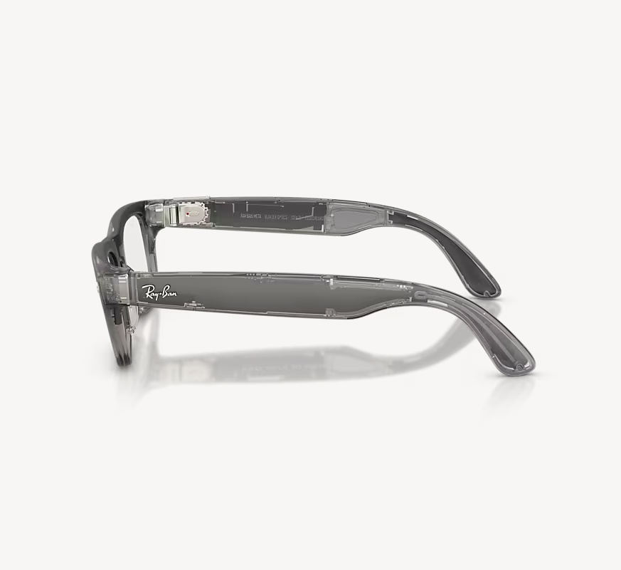 Ray-Ban Meta Blayzer Optics Gen 2 AI Glasses Matte Transparent Ice Grey/Demo - Img 3