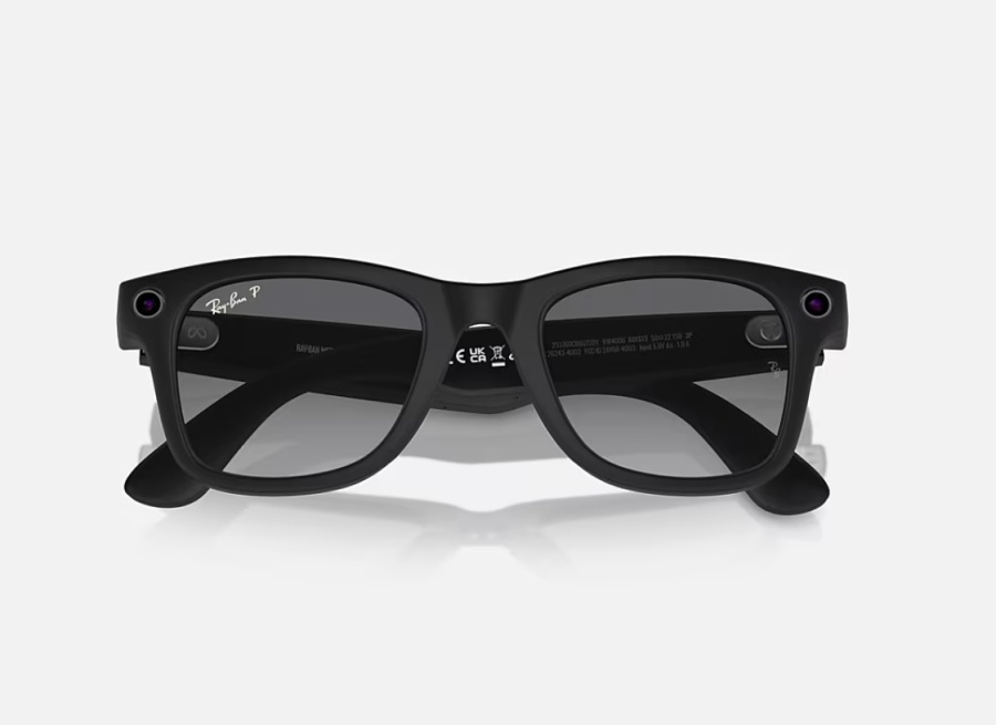 Ray-Ban Meta Wayfarer AI Glasses Matte Black/Polar Gradient Graphite - Img 5