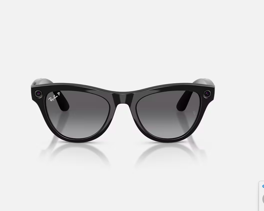 RayBan Meta SKYLER High Bridge Fit - Shinny Black - Graphite Gen2 - Img 2