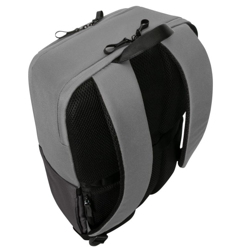 Rucsac laptop Targus 16" Sagano EcoSmart, pentru laptopuri de 16" sau mai mici, capacitate 22 de litri, material RPET 500, dimensiun: 33 x 19 x 53 cm, greutate 0.77 kg, negru/gri - Img 9