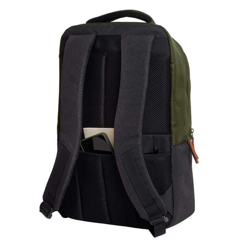 Rucsac laptop Trust Lisboa pentru laptop-uri cu diagonala de 16", material POM, RPET Polyester, RPET twill polyester, volum 23 L, verde - Img 5