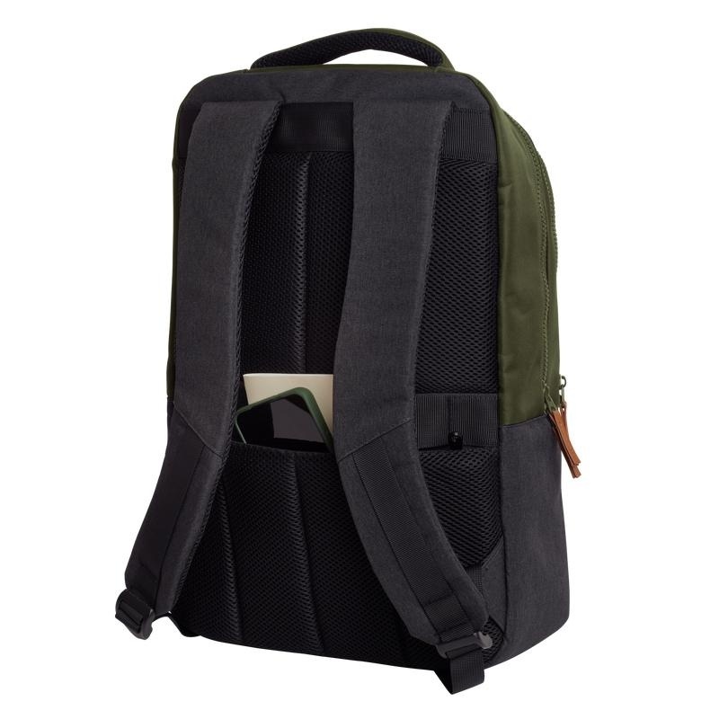 Rucsac laptop Trust Lisboa pentru laptop-uri cu diagonala de 16", material POM, RPET Polyester, RPET twill polyester, volum 23 L, verde - Img 9