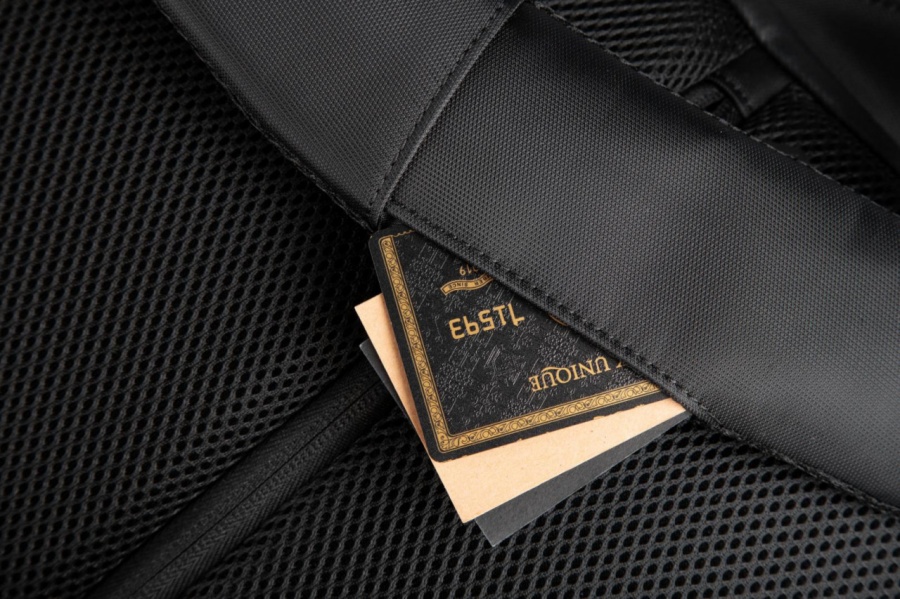 Rucsac notebook Serioux, SMART TRAVEL ST9590, dimensiuni 31 x 16 x 46 cm, rezistent la apa, compartimente multiple, compartiment separat pentru notebook: max. 15.6", bretele ajustabile, port de încărcare USB, buzunar ascuns la spate, material poliester - Img 7
