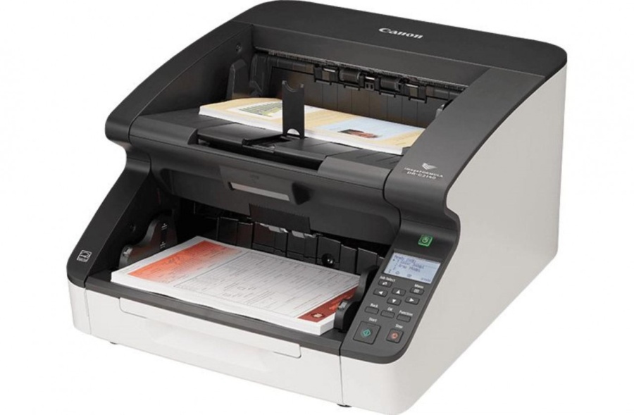 Scanner Canon DR-G2110, dimensiune A3, tip sheetfed, viteza scanare: 110ppm alb-negru si color, duplex, omitere pagini goale, rezolutie optica 600dpi, rezolutie hardware 600x600dpi, ADF 500 coli, senzor CIS, software: Driver ISIS, driver TWAIN (32/64 de - Img 3