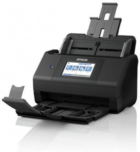 Scanner Epson WorkForce ES-580W, dimensiune A4, tip sheetfed, Duplex, viteza scanare: 35 ppm mono si color, rezolutie optica 600 X 600dpi, senzor CIS, capacitate: 100 coli, tehnologie ReadyScan LED, Scanare catre BMP, JPEG, TIFF, multi-TIFF, PDF,
