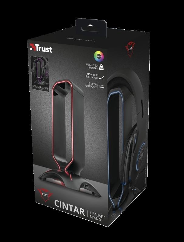 Suport Casti Trust GXT 265 Cintar RGB Headset Stand - Img 10