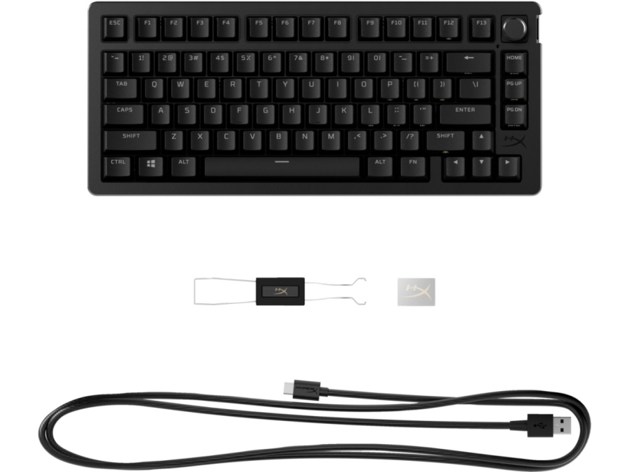 Tastatura gaming mecanica HyperX Alloy Rise, iluminare RGB (16,777,216 culori), Hyperx linear switch, 100% anti-ghosting, layout US, negru - Img 3