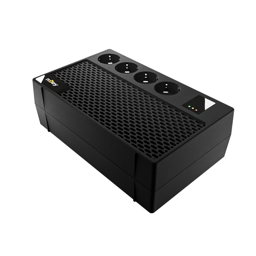 UPS nJoy Renton 650 Plus, 650VA / 360W, 4x prize Schuko conectate la baterie, fara display LCD, tensiune nominala de intrare 230V Caracteristici Stabilizator (AVR) de tip Boost and Buck Functie auto-restart la revenirea tensiunii electrice Functie de - Img 3