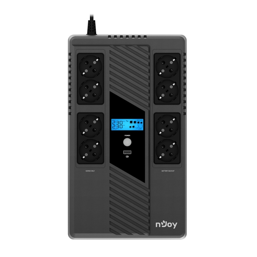 UPS nJoy Token 800 VA / 480 W Capacity 800 VA / 480 W - Img 2
