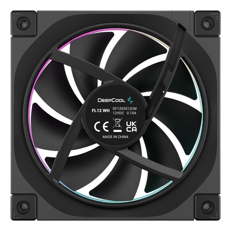 Ventilatoare DEEPCOOL FL12-3in1 120mm, CFM 55, presiune 2.82 mmAq, viteza de rotatie 500-2150 RPM +/- 10% - Img 6
