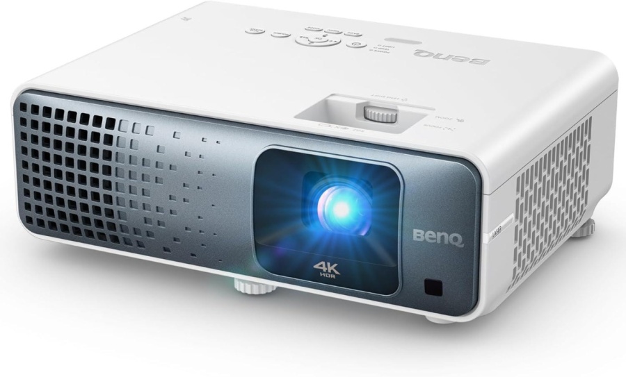 Videoproiector BenQ TK700ST, 4K UHD (3840×2160), DLP 3.000 lumeni, 16:9, 10.000:1, lampa 4.000- 15.000 ore, 1.2x, 2*HDMI, USB tip A, RS232, boxa 5W, audio out, 28- 34dB, tele3.1 kg, comanda cu baterie, culoare alb - Img 2