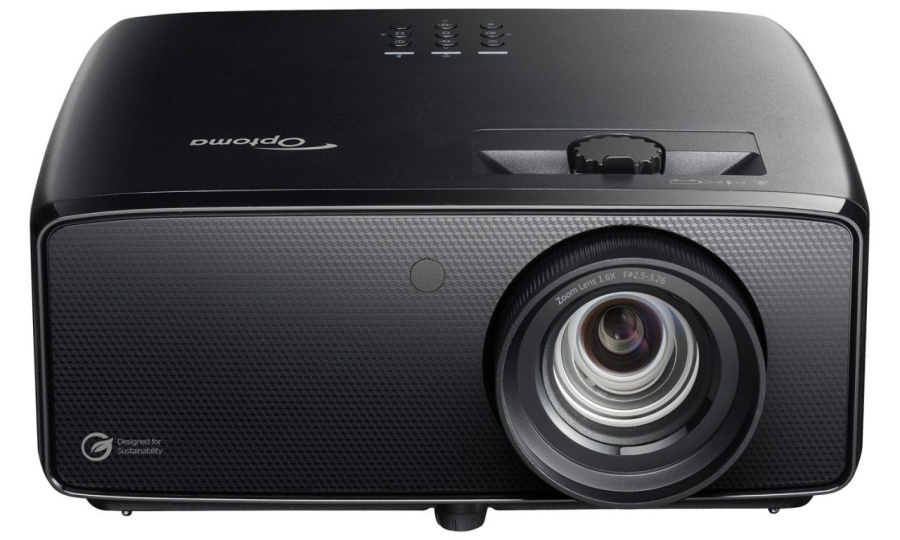 Videoproiector Optoma UHZ58LV, DLP laser 30.000 ore, 4K UHD (3840x2160), 3.000 lumeni, 3.000.000:1, 16:9/ 4:3, distanta maxima proiectie 10m, zoom 1.6x, 3* HDMI, 1 x USB-A power 1.5A, 2 x USB-A power 2A, 1 x 3D sync, 1 x Audio 3.5mm, 1 x S/PDIF, RJ45, 1 - Img 3