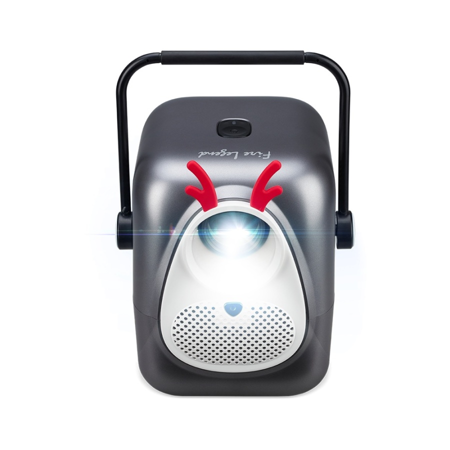 Videoproiector portabil Fire Legend QF23s, FHD 1920* 1080, Auto Focus, Bluetooth Speaker, LED 6.500 lumeni/ 250 ANSI lumeni, 16:9/ 4:3, 1.000:1, 30.000 ore, HDMI, USB (Type A 2.0), DC Out (5V/1A, USB Type A 2.0), PC audio, boxe 2* 3W, Bluetooth Wireless - Img 3