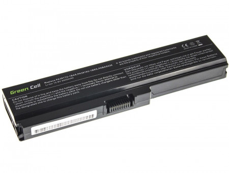 Baterie compatibila Green Cell pentru laptop Toshiba Portege M800 M805 T130, Satellie A600 A660 C600 C640 C650 XX655 C660 C665 L600 L650 L655 L670 L675 M305 M505 P700 P740, model Toshiba PA3634U-1BRS PA3635U-1BRS PA3636U-1BRS PA3638U-1BRS PABA117 PABAS118