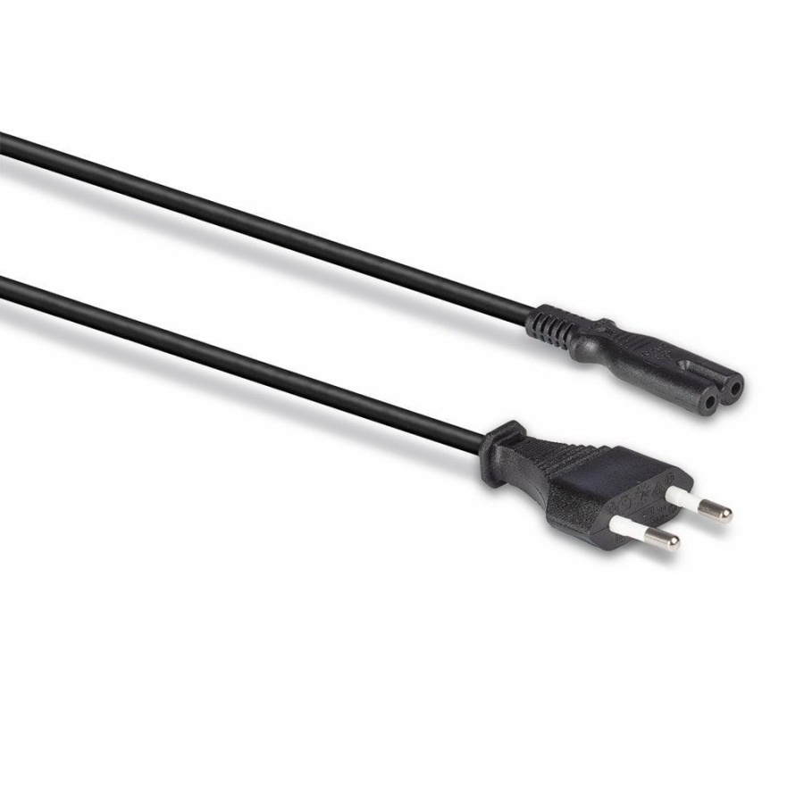 Cablu alimentare Lindy Euro C8 - IEC C7, 5m, negru Description Connector A: Euro Mains Plug Connector B: IEC C7 Cable type: H03-VV-H2F 2 x 0.75mm² Colour: Black https://www.lindy-international.com/Mains-Cable-with-Euro-Connector- - Img 3