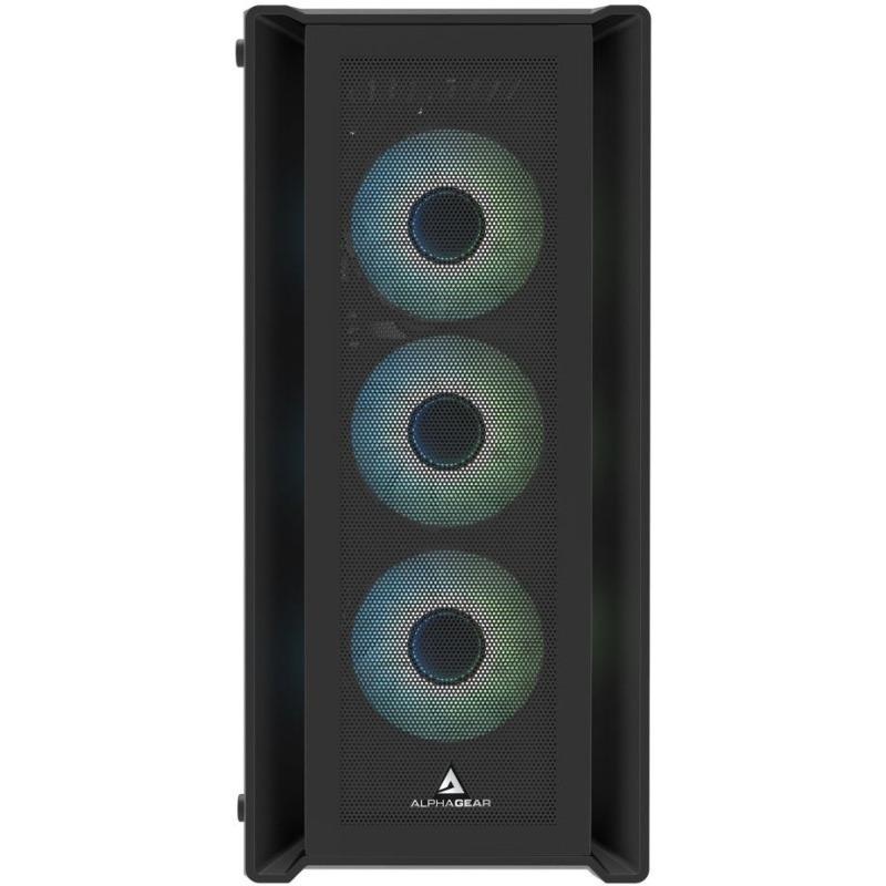 Carcasa ALPHAGEAR Purifier V2, RGB, Mid Tower, Black - Img 3