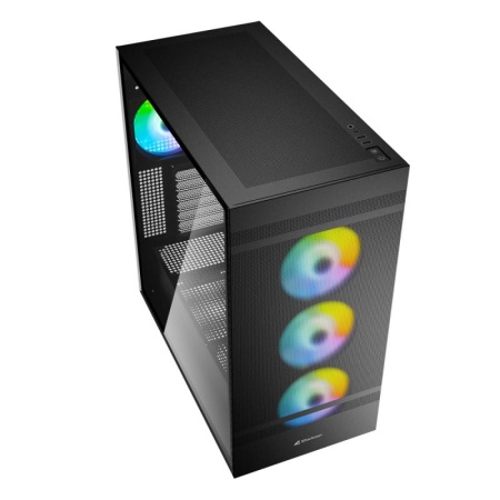 Carcasa Sharkoon C50 BLACK RGB Mid Tower NEGRU - Img 6