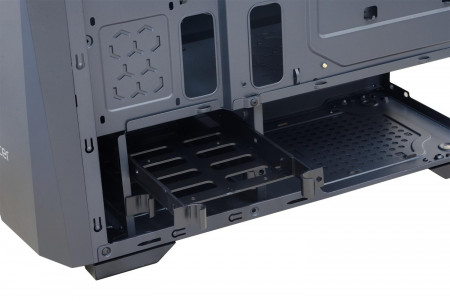 Carcasa Spacer Flash, ATX, MidTower, Gaming, fara sursa, sticla securizata, USB 2.0 x 2, USB 3.0 x 1, PSU shroud, black „SPCS-GC-FLASH” - Img 7