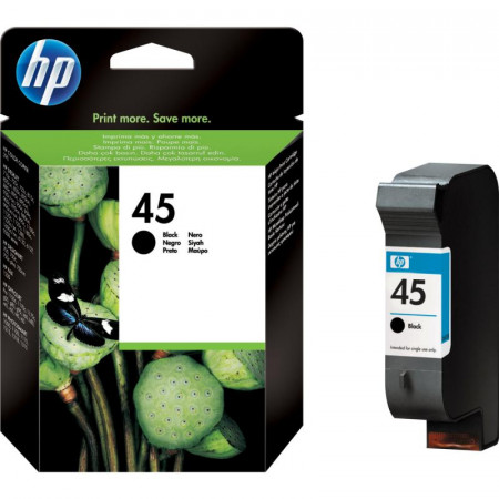 Cartus cerneala HP 51645AE, black, 42 ml, Color 120, Color 145, Color 150,Color 155, Color 160, Color 170, Color 260, Color 270, Color Copier 110,Color Copier 140, Color Copier 180, Color Copier 190,Color Copier 210,Color Copier 280, Color Copier 290,