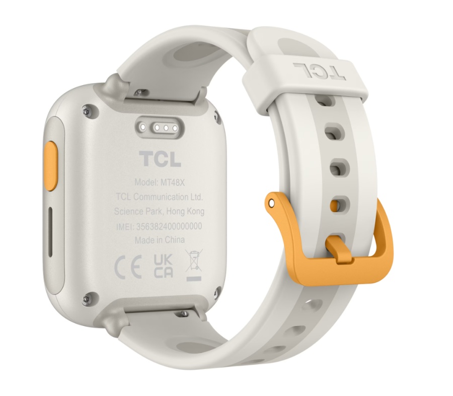 Ceas SmartWatch pentru copii TCL MOVETIME Kids Watch MT48, 1.68", 4G, GPS, IP68 2ATM, Camera 2MP, Lunar Cream - Img 8