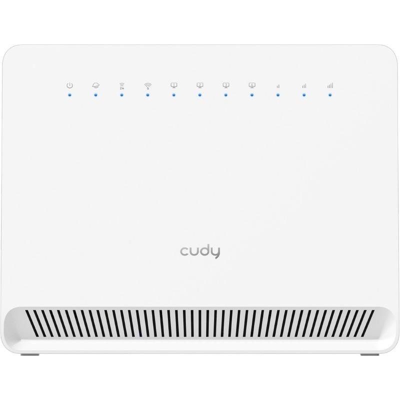 CUDY Router WiFi AC1200 4G LTE Cat 6 Gigabit, 4x porturi RJ45 10/100/1000M, Sloturi Dual Nano SIM, Chipset Qualcomm,build-in 4G LTE modem, 300Mbps la 2.4GHz + 867Mbps la 5GHz, Zerotier/Wireguard/OpenVPN/IPSec/L2TP/PPTP VPN, DNS Cloudflare/Google/Quad9, - Img 2