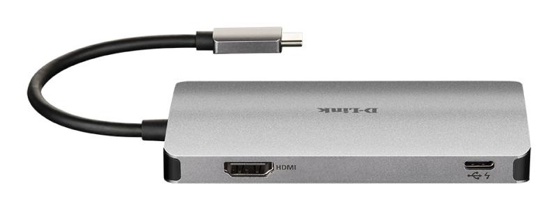 D-Link DUB-M610 6-in-1 USB-C Hub with HDMI, SD/microSD card reader and powerdelivery, DUB-M610,1* USB-C connector with USB cable 11.5 cm, 1* HDMI Port, 2* USB Type-APort (USB 3.0), 1* SD card slot, 1* microSD card slot, 1* USB-C powerdelivery. - Img 5
