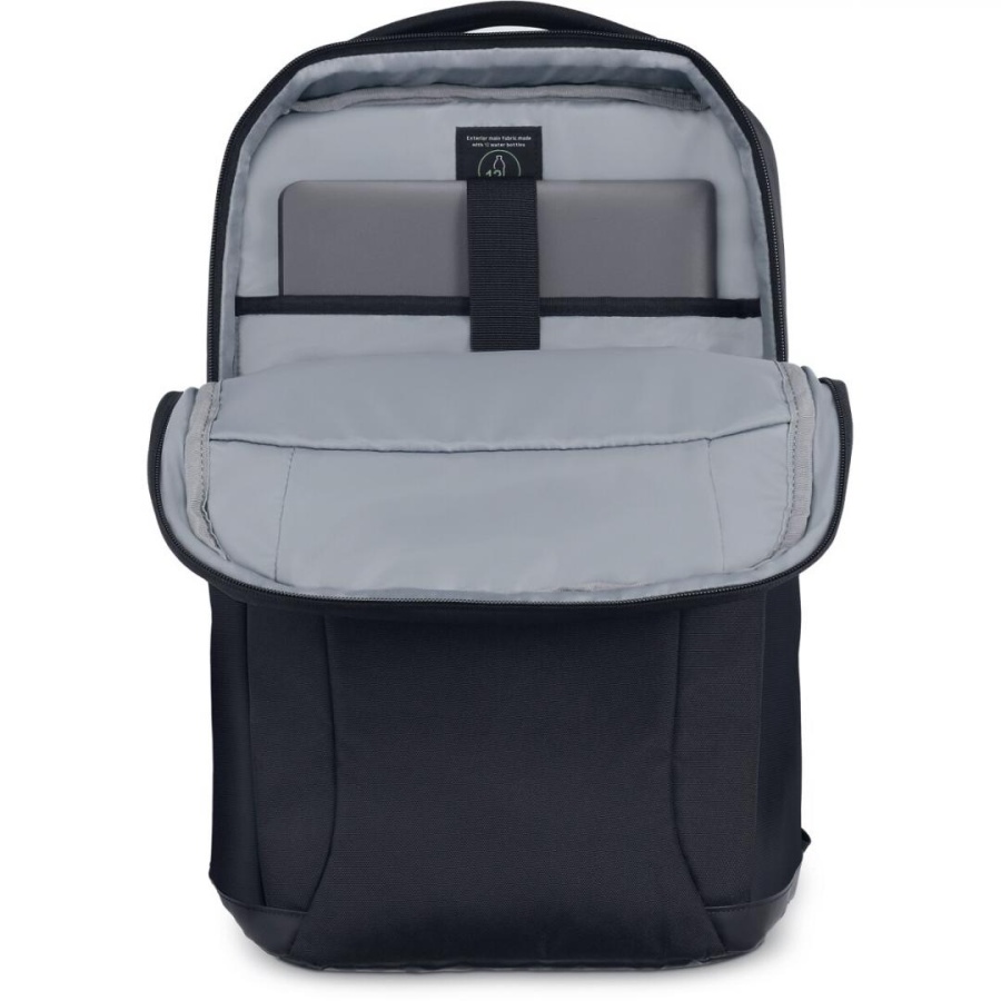 Dell EcoLoop Essential Backpack 16" CP3724 Colour: Black, Features: Made with solution-dyeing process for polyester that can generate up to 97% less greenhouse gas emissions, water impact and fossil fuels than traditional dyeing processes, Exterior main - Img 4